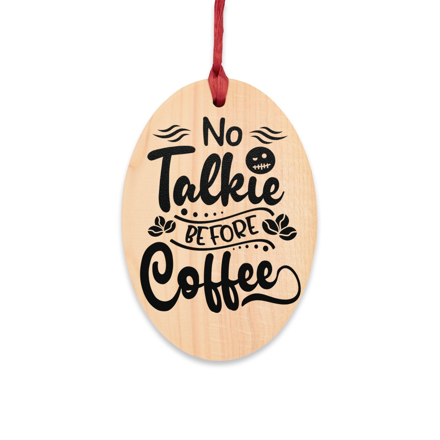 No talkie before coffee