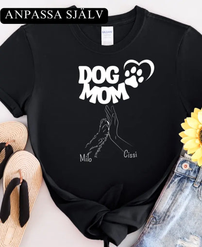 Dog mom T-shirt - Anpassa själv!