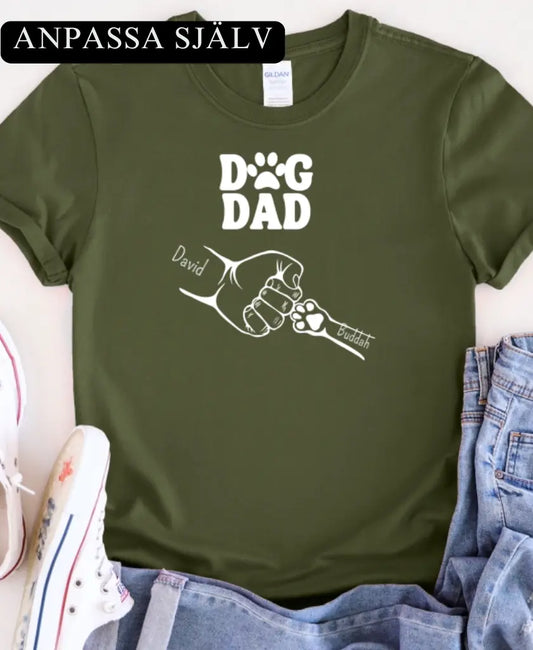 Dog dad T-shirt - Anpassa själv!