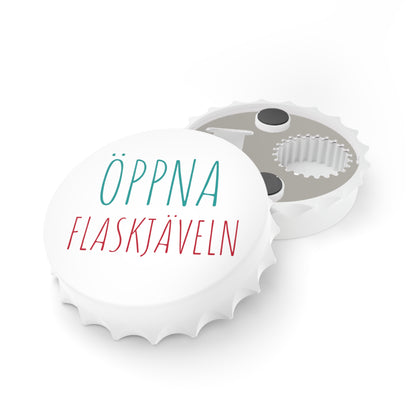 Flasköppnare med magnet