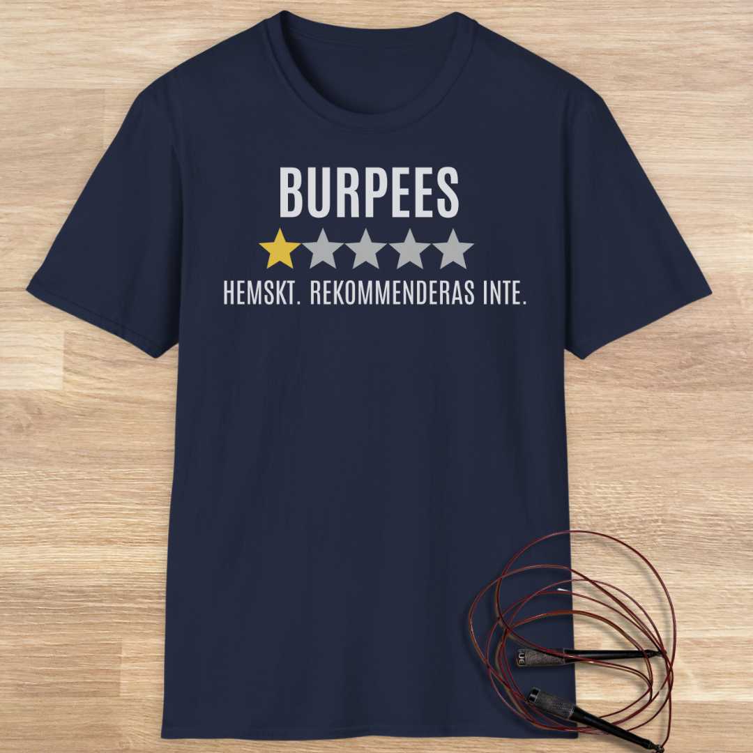 Burpees rekommenderas inte T-shirt